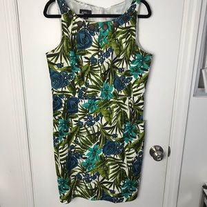 ALYX Dress size 16. Vibrant flowered pattern.